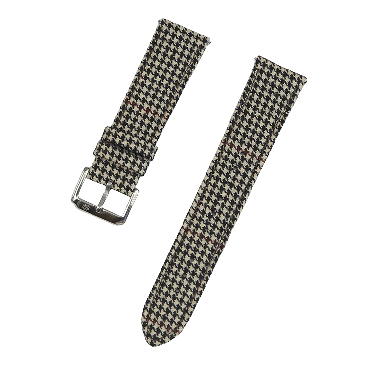 Merino Wool Houndstooth Strap